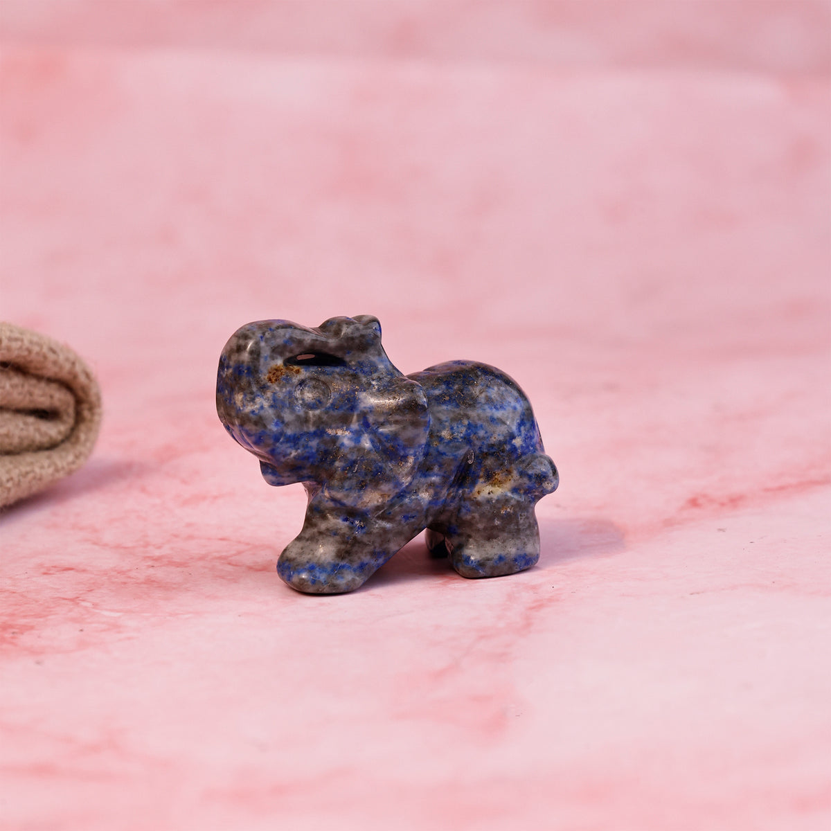 Lapis Lazuli Crystal Elephant