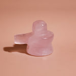 Rose Quartz Shivling Idol - Abhimantrit