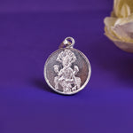 Narsinga Bhagwan Yantra Pure Silver Pendant - Abhimantrit