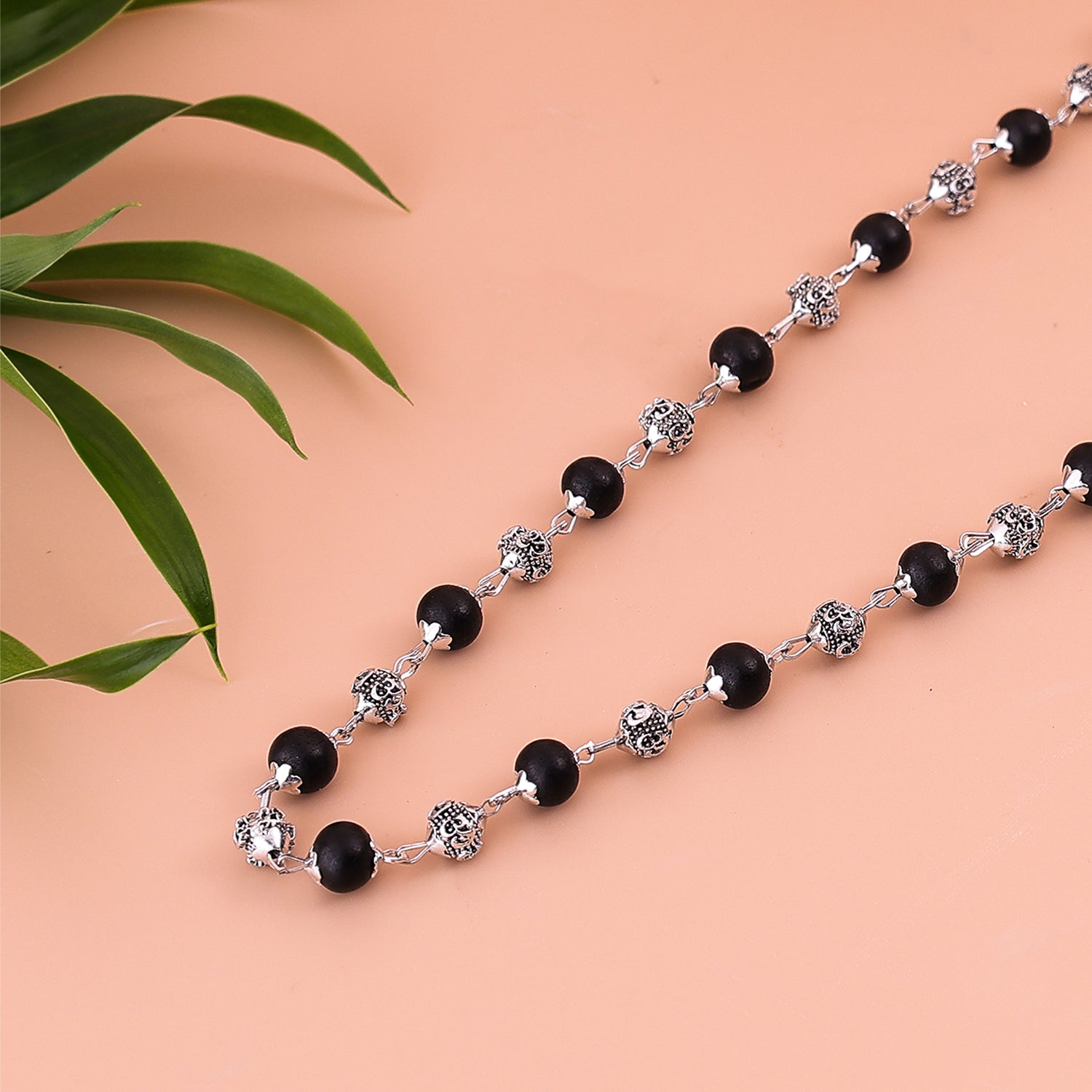 Karungali Mala with Om Beads