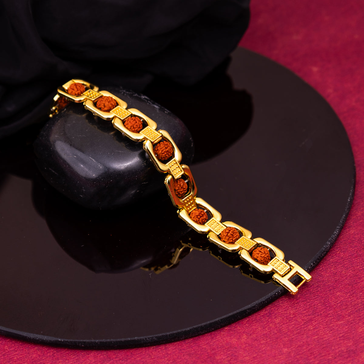 Rudraksha Beads Chain Bracelet