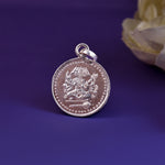 Shree Panch Mukhi Yantra Pure Silver Pendant -  Abhimantrit