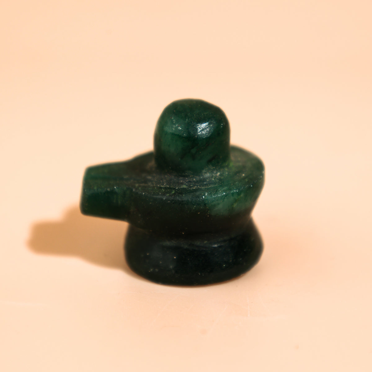 Green Jade Shivling - Abhimantrit