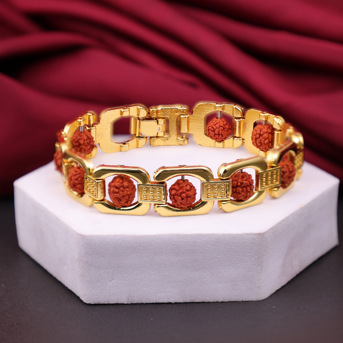 Rudraksha Beads Chain Bracelet