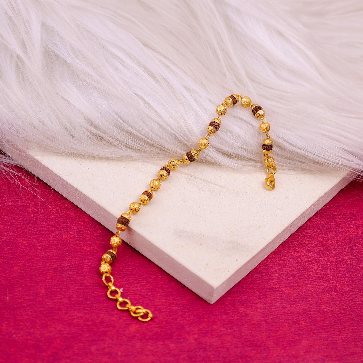 Rudraksha Divya Bracelet Gold Plated