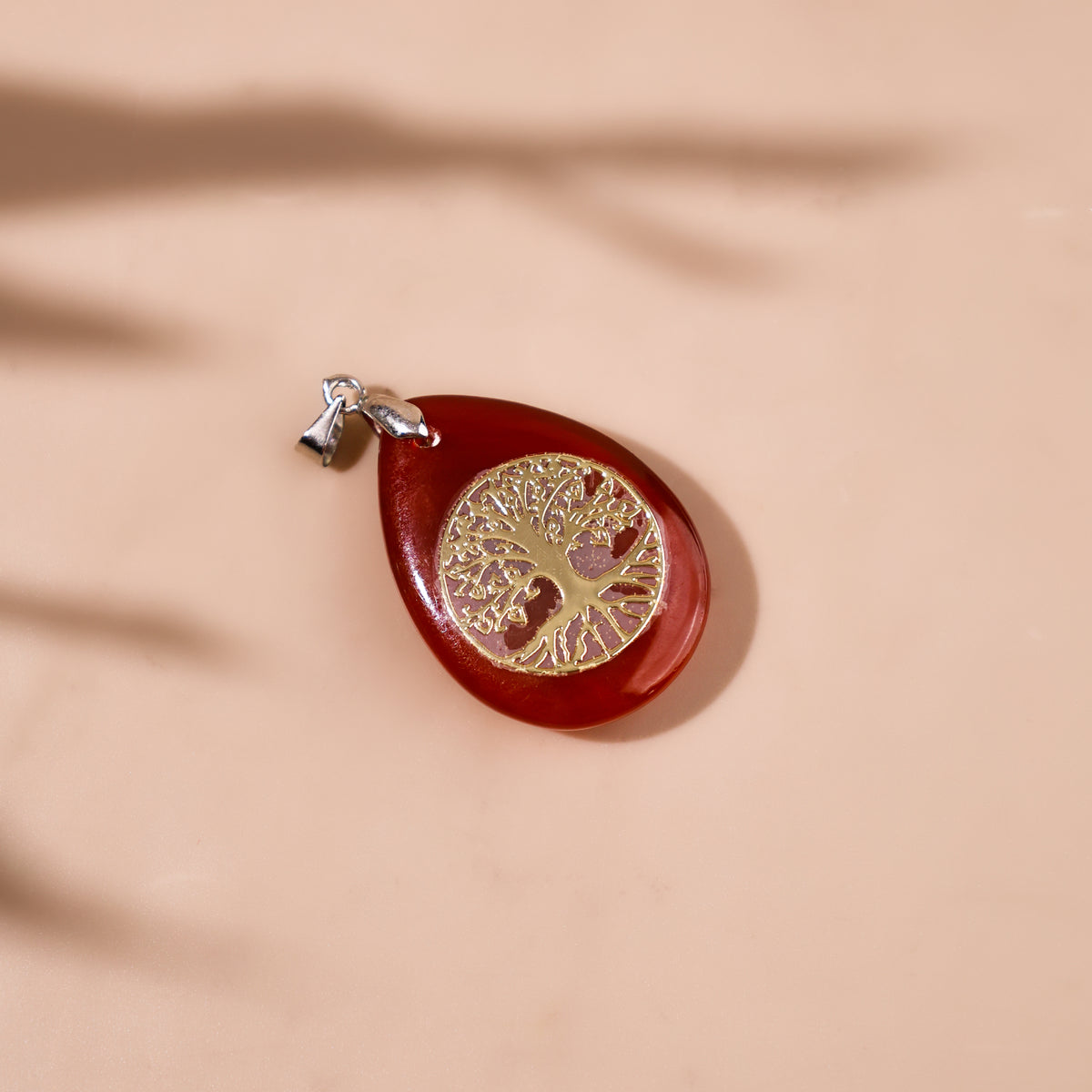 Carnelian Life of Tree Pendant