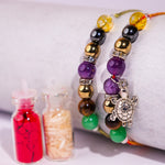 Turtle charm rakhi - Abhimantrit