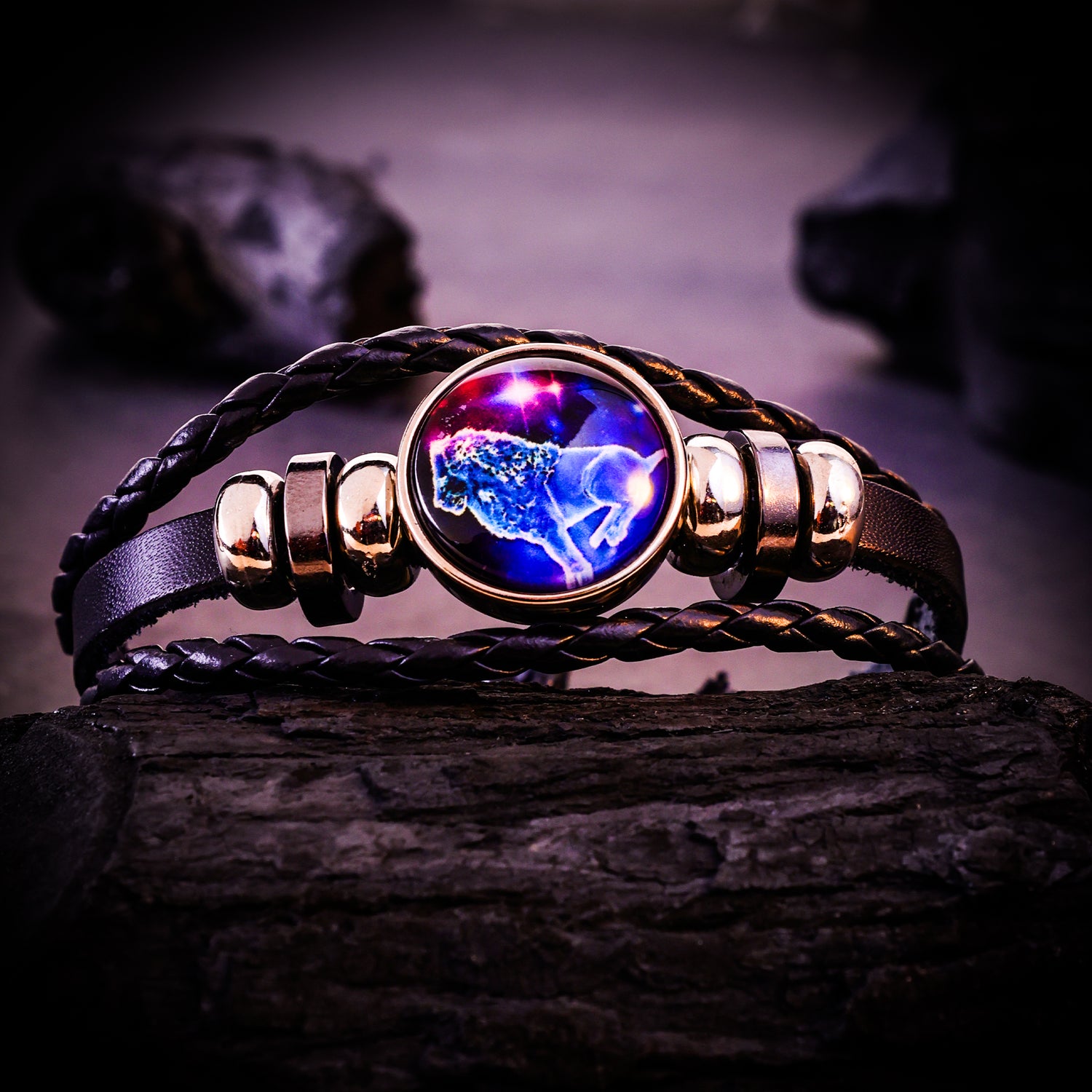 Leo Leather Bracelet
