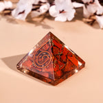 Red Jasper Pyramid - Abhimantrit