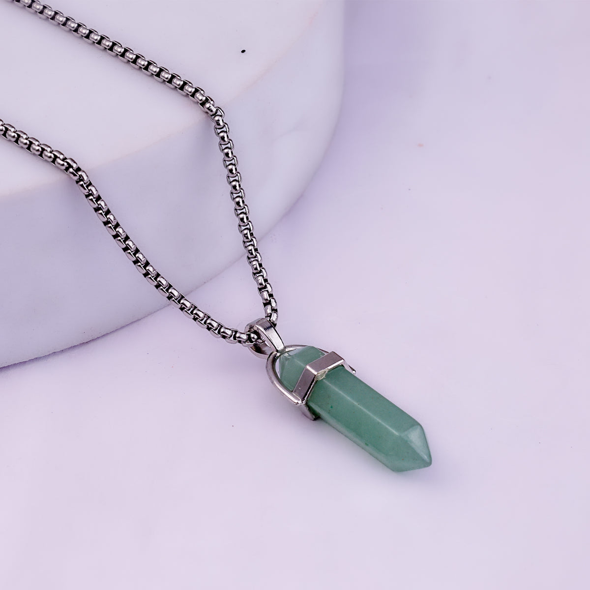 Green Aventurine Pen Shape Pandent