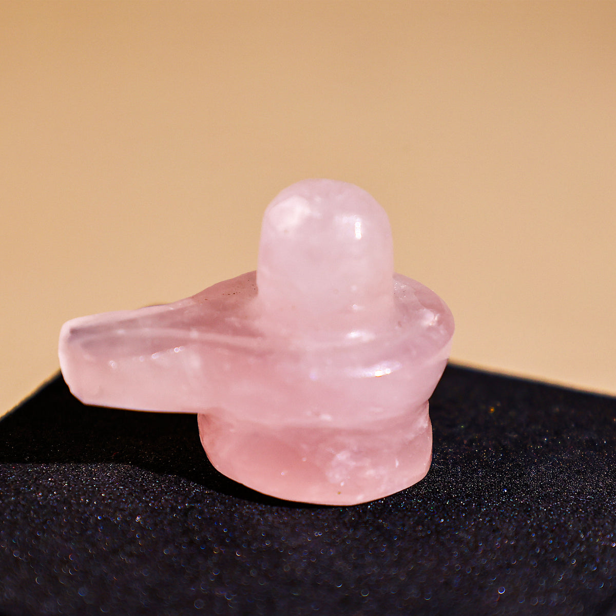 Rose Quartz Shivling - Abhimantrit