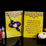 Green Aventurine Shell Rakhi - Abhimantrit