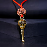 Hanuman Ji Gada with 7 mukhi Rudraksha Pendant