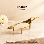 Brass Shankh Stand | Conch Shell Holder for Pooja & Home Temple