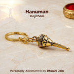Hanuman Gada Keychain | Spiritually Energized Bajrangbali Protection