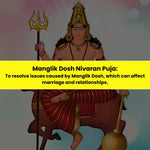 Manglik Dosh Nivaran Puja & Yajna: To Resolve Issues Caused by Manglik Dosh, Which Can Affect Marriage and Relationships