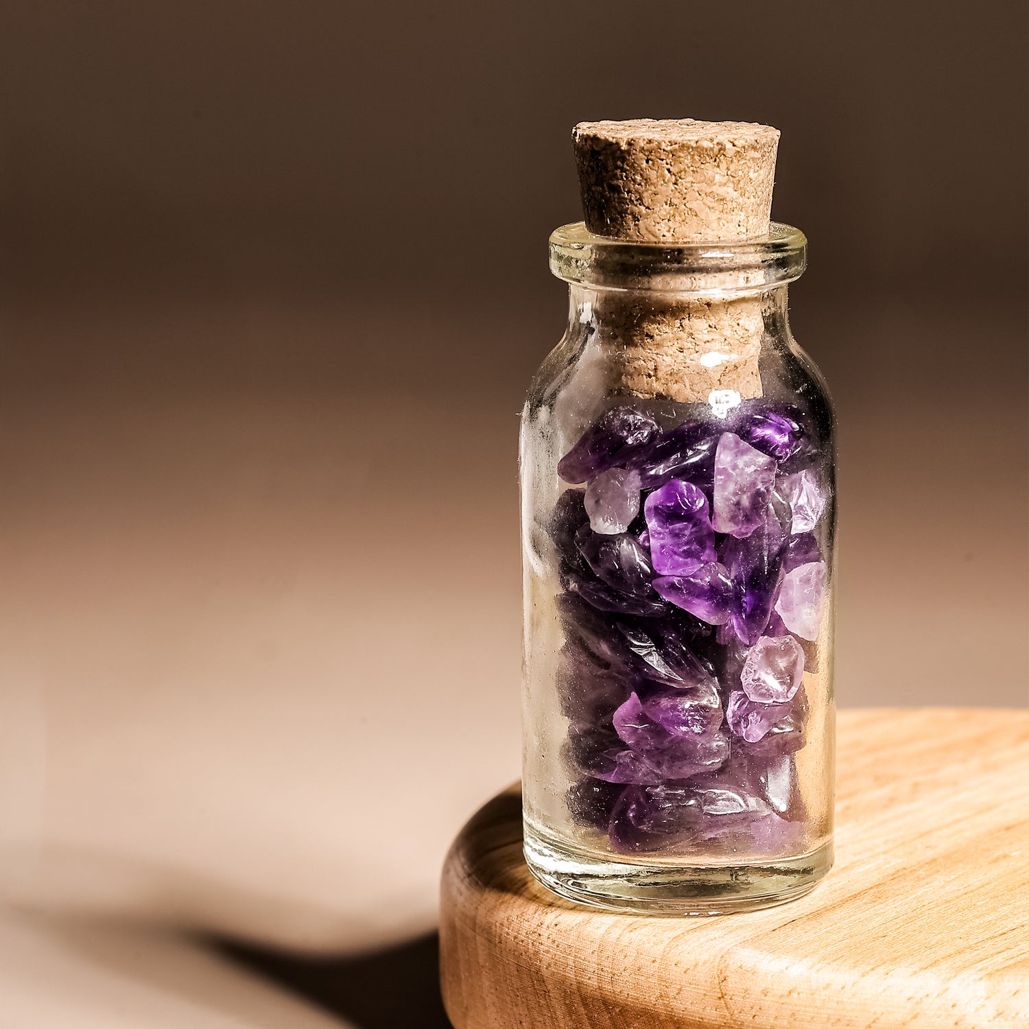Amethyst Bottle Chips - Abhimantrit