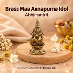 Brass Maa Annapurna Idol - Abhimantrit