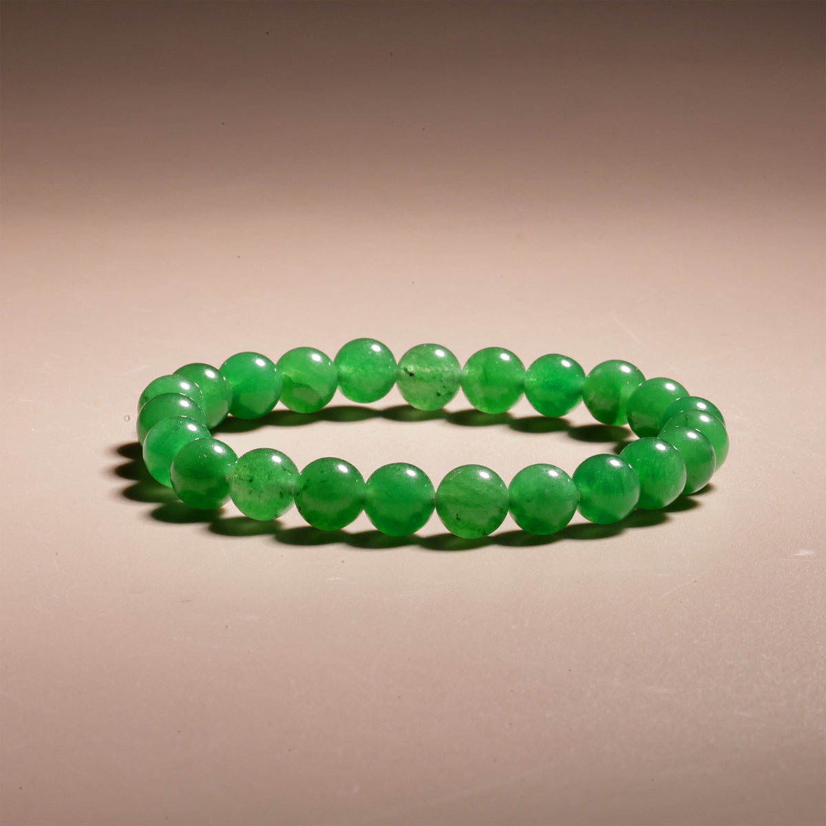 Promotes Wealth Attraction & Money Growth: Green Aventurine Bracelet - Abhimantrit & Certified