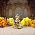 Pure Brass Maa Annapurna Statue - Abhimantrit