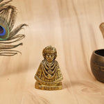 Brass Shri Khatu Shyamji Idol - Abhimantrit