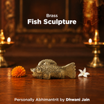Brass Fish Sculpture - Abhimantrit