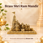 Brass Shri Ram Mandir - Abhimantrit
