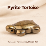 Pyrite Tortoise- Abhimantrit & Certified