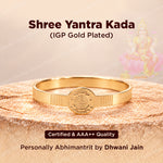 Shree Yantra Kada Igp Gold Plating Abhimantrit