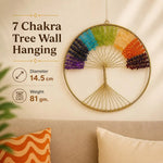 7 Chakra Tree Wall Hanging for Spiritual & Home Décor