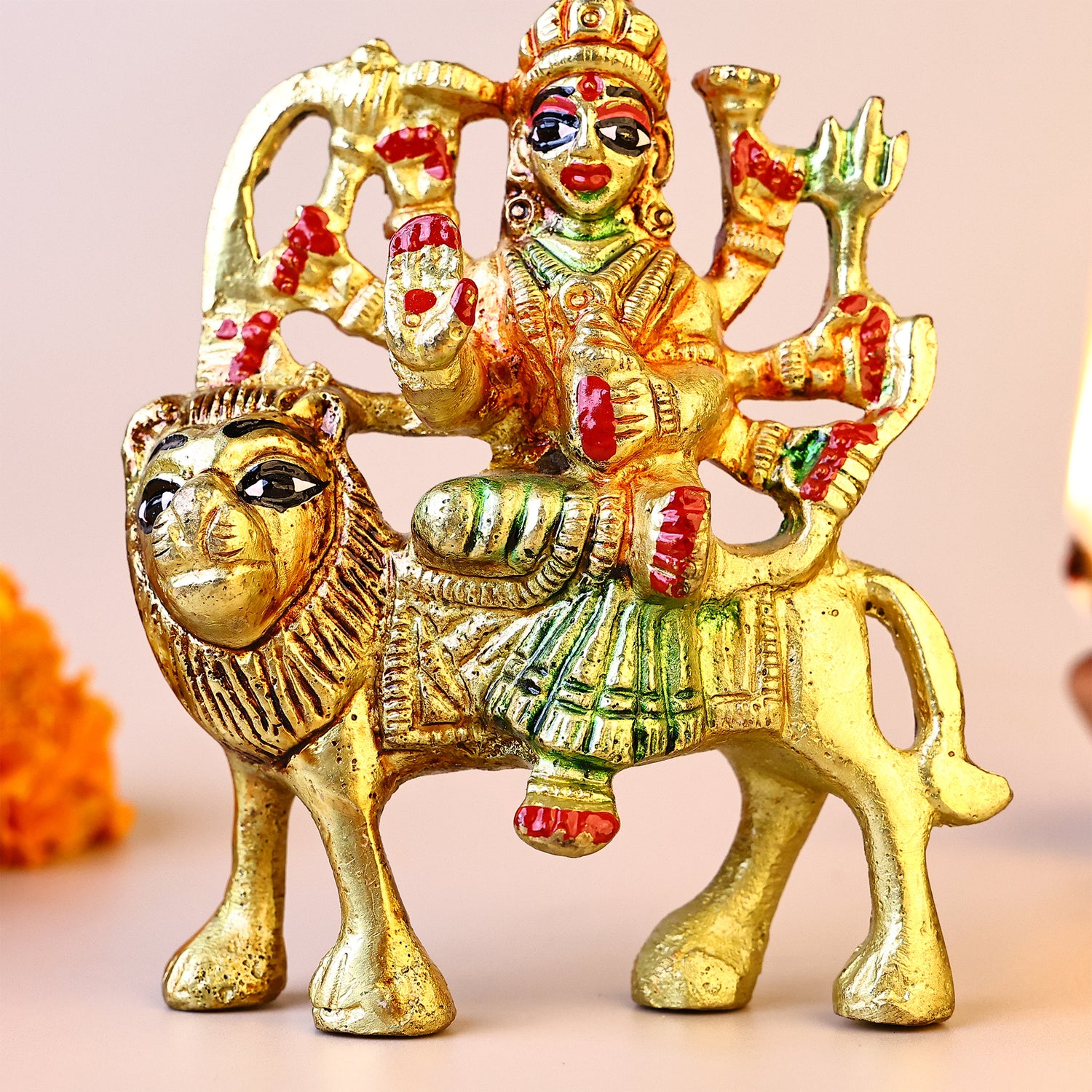 Brass Durga Maa Idol - Abhimantrit
