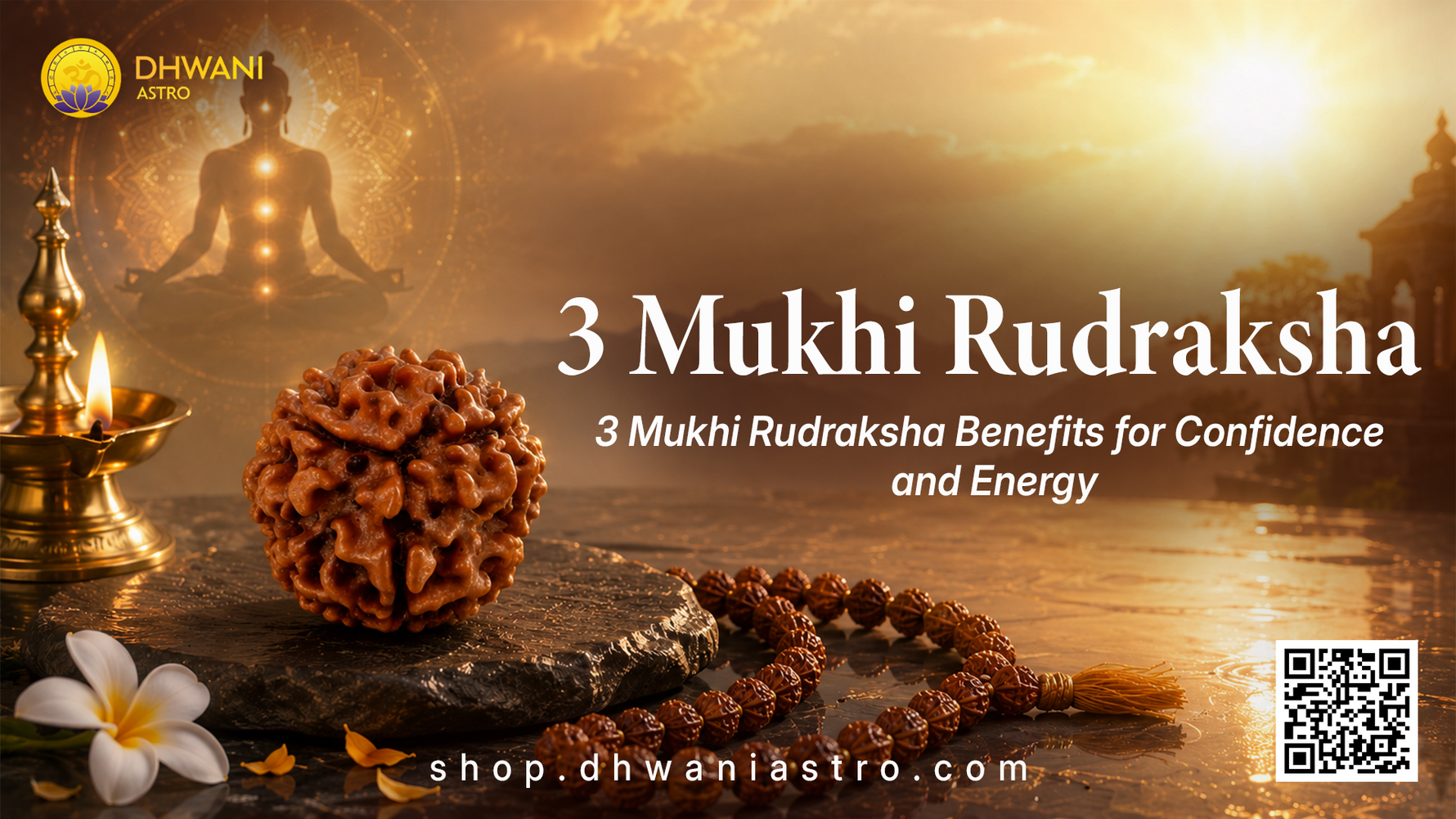 3 Mukhi Rudraksha for Confidence Strength and Positive Energy
