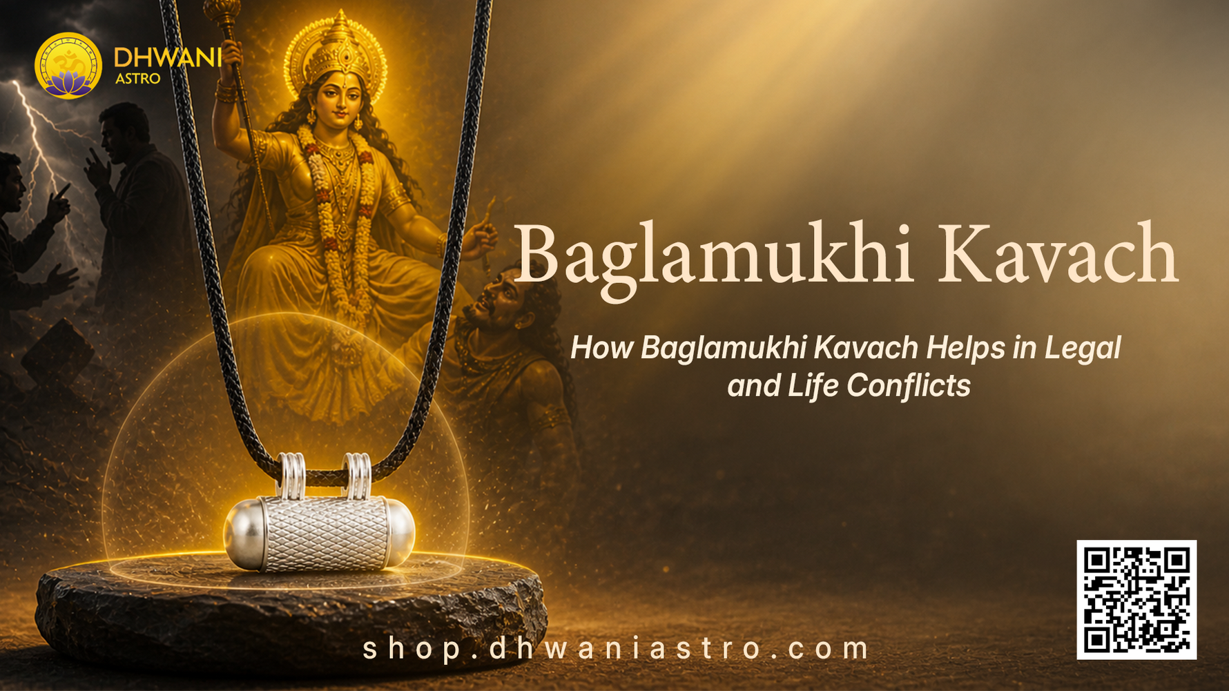 How Baglamukhi Kavach Helps in Legal and Life Conflicts