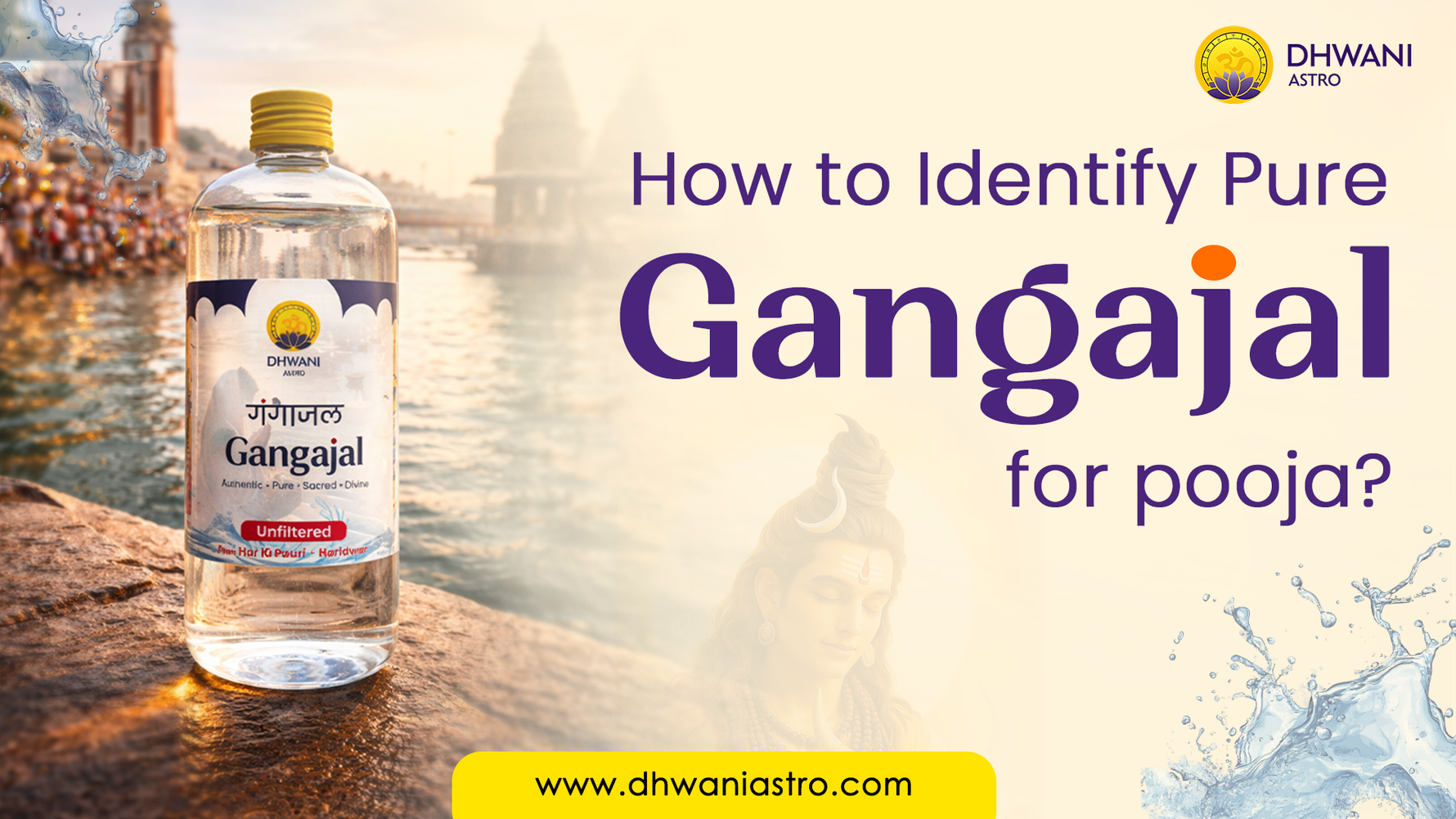 pure gangajal for puja