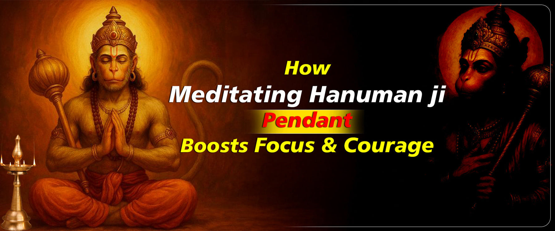 How Meditating Hanuman Ji Pendant Boosts Focus and Courage