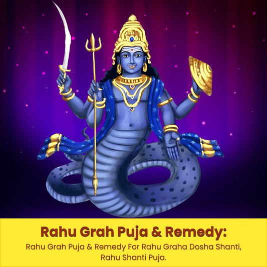 Rahu Graha Puja & Yajna For Rahu Graha Dosha Shanti, Remove Negative Energy, Evil Effect, Find Relief From Obstacle & difficulties