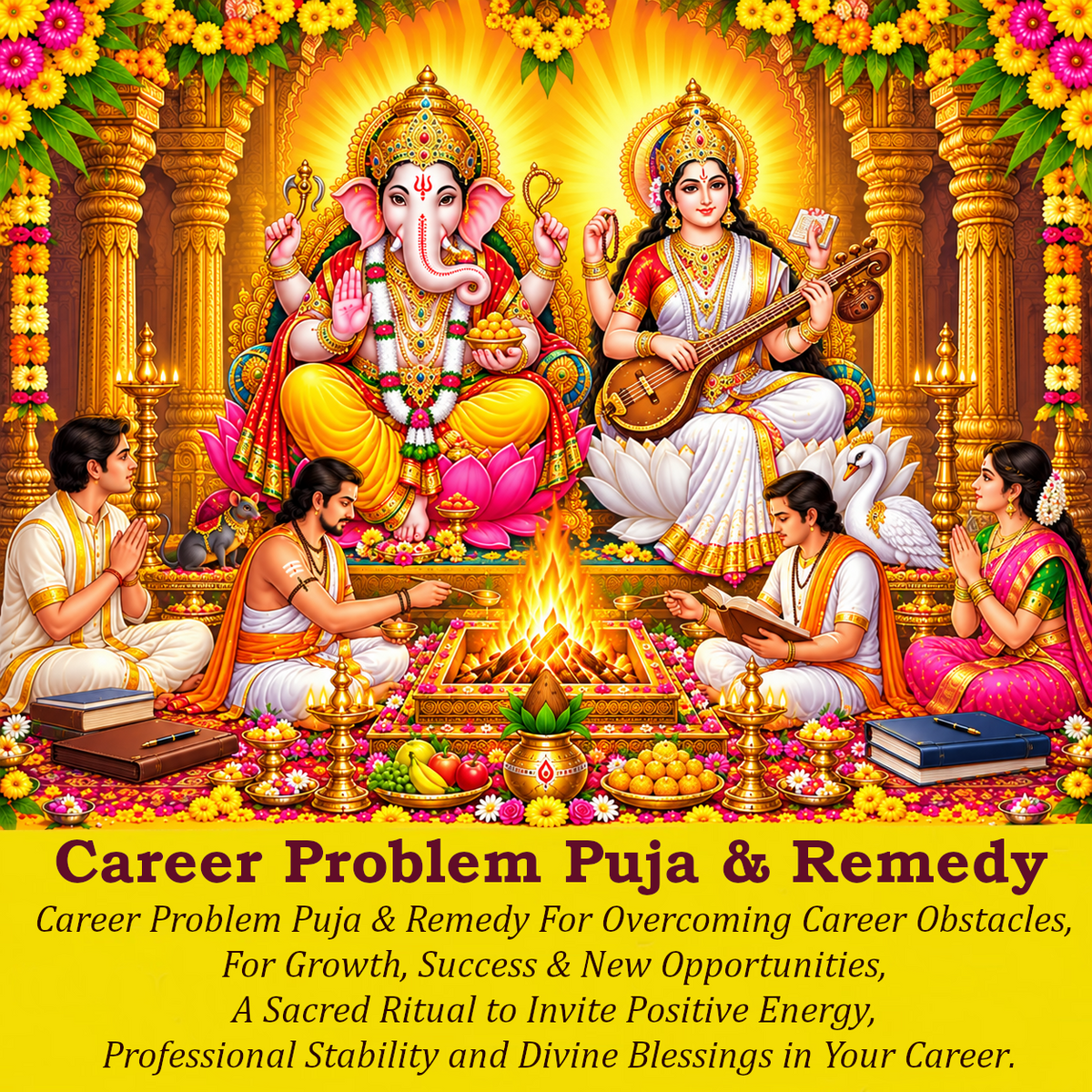 Career Problem Puja & Remedy: Achieve Job and Career Success with Career Issue Rituals