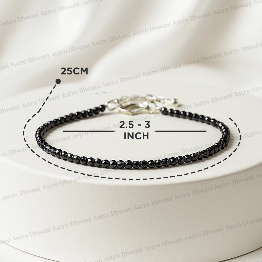 Natural Hematite Anklet for Grounding, Protection & Confidence