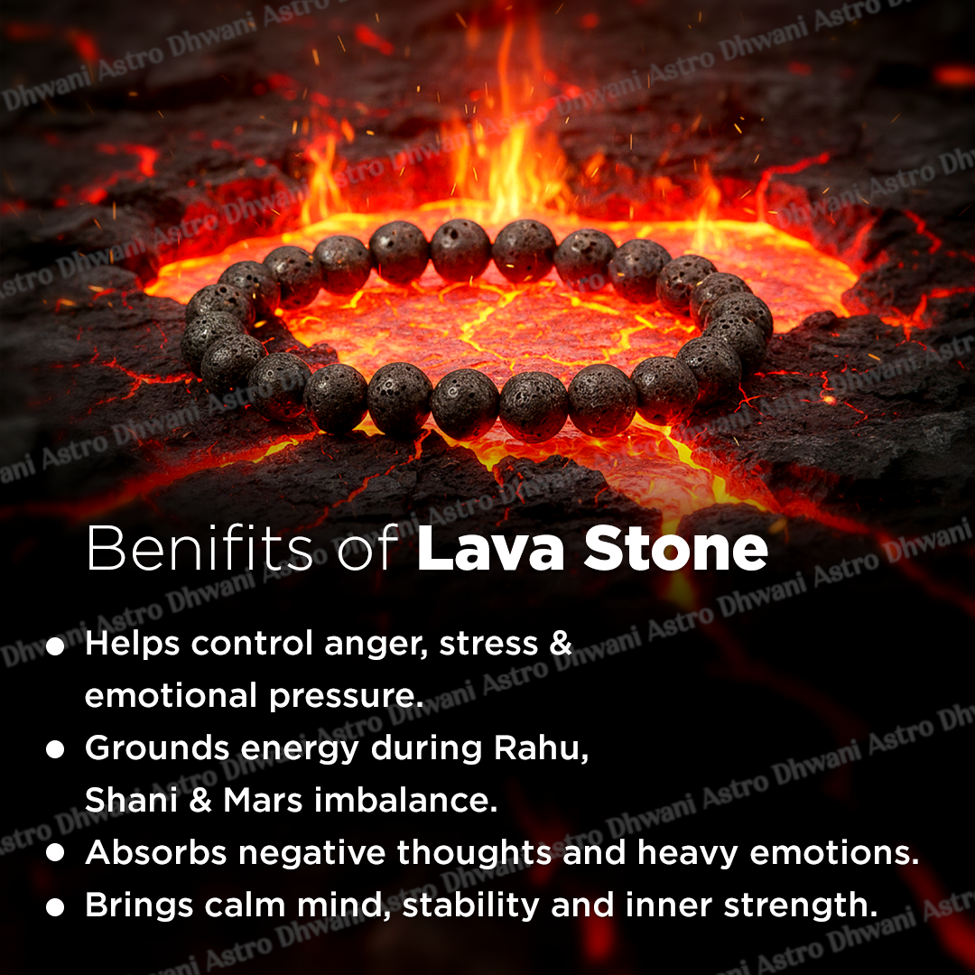Lava Stone Bracelet - Grounding & Protection Energy Bracelet