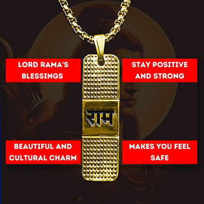 Ram Naam Blessing & Protection Pendant - Abhimantrit