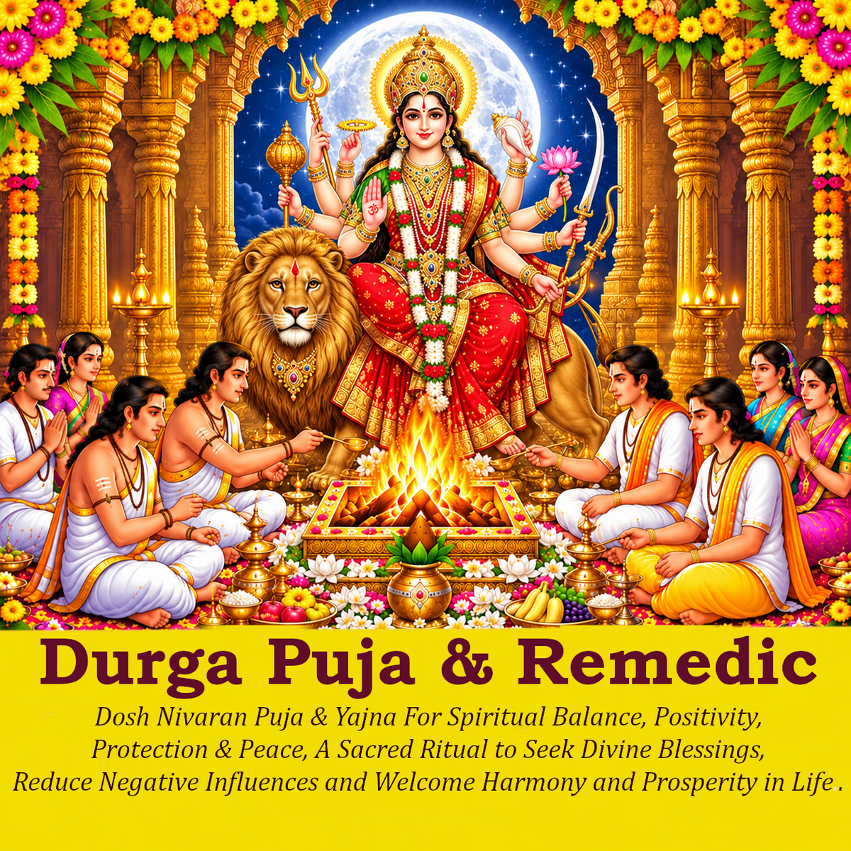 Durga Puja & Remedic: Fulfill All Your Wishes with Chamunda's Blessings