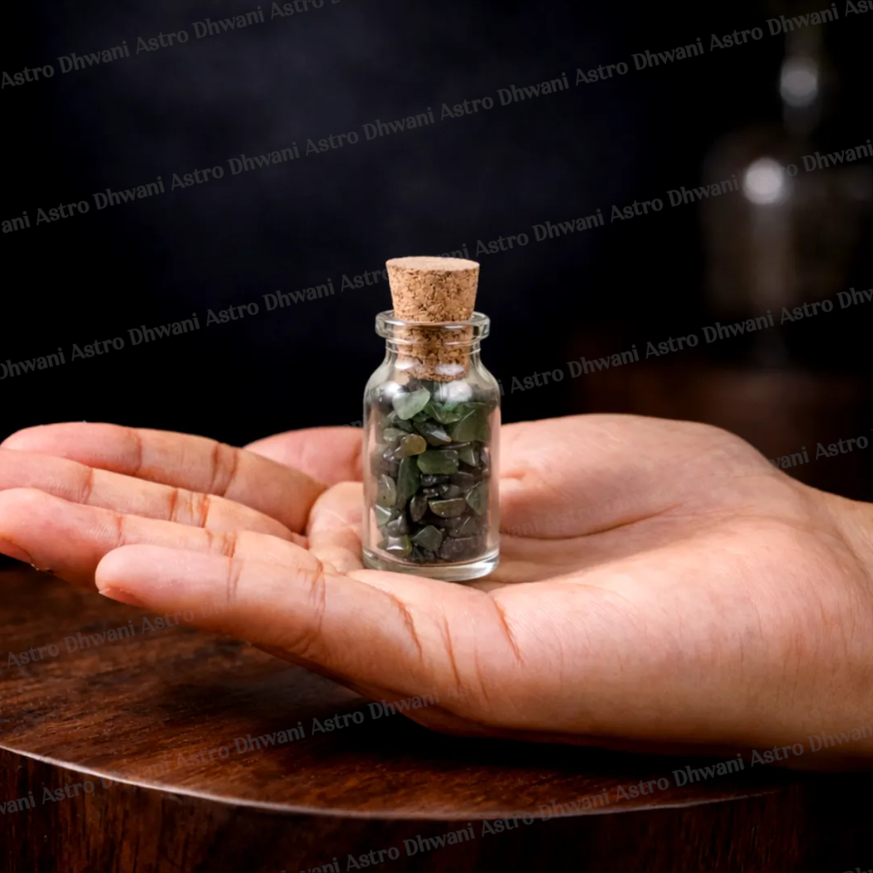 Green Jade Bottle Chips – Luck, Prosperity & Emotional Balance Energy