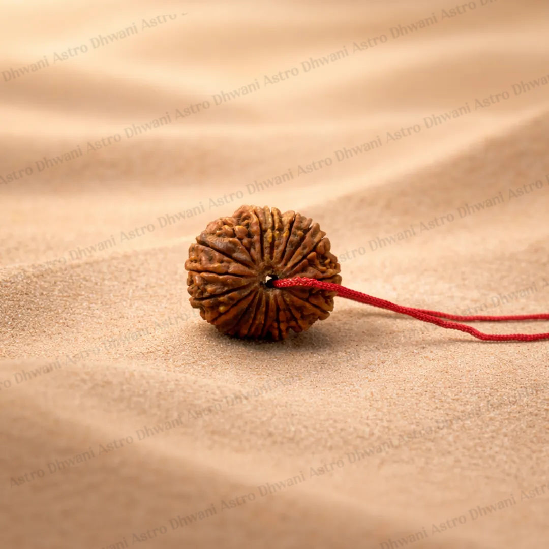 Nepali 17 Mukhi Rudraksha (Seventeen-Faced) for Wealth, Success & Manifestation