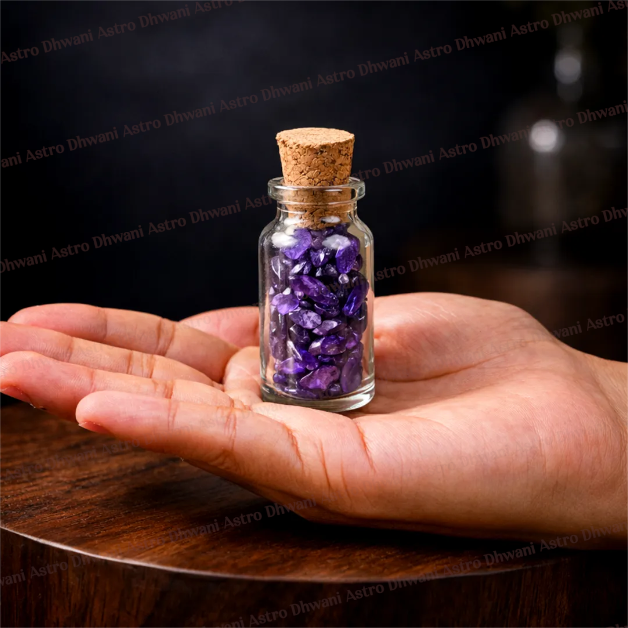 Amethyst Bottle Chips – Emotional Healing, Stress Relief & Mental Peace