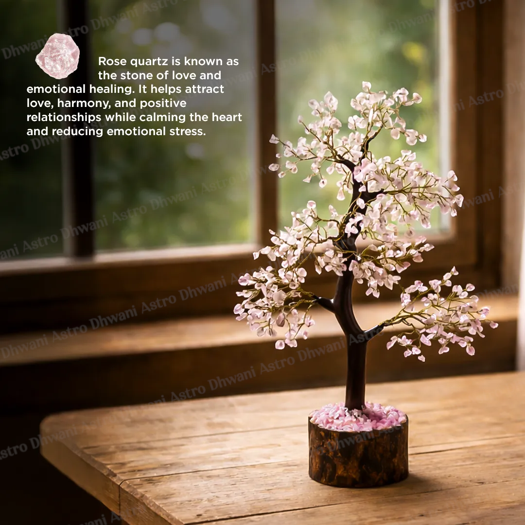 Rose Quartz Tree : Improve Love, Relationship & Emotional Connection