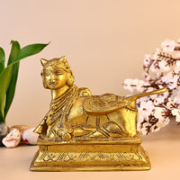 Brass Kamdhenu Cow - Abhimantrit