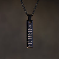 Ganesh Mantra Pendant (IGP Plating)