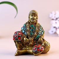 Brass Multi Colour Sai Baba
