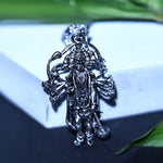 Silver Plated Panchmukhi Hanuman Ji Pendant - Abhimantrit