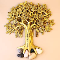 Brass Kalpavriksh Tree Wall Hanging (for wealth and good fortune)